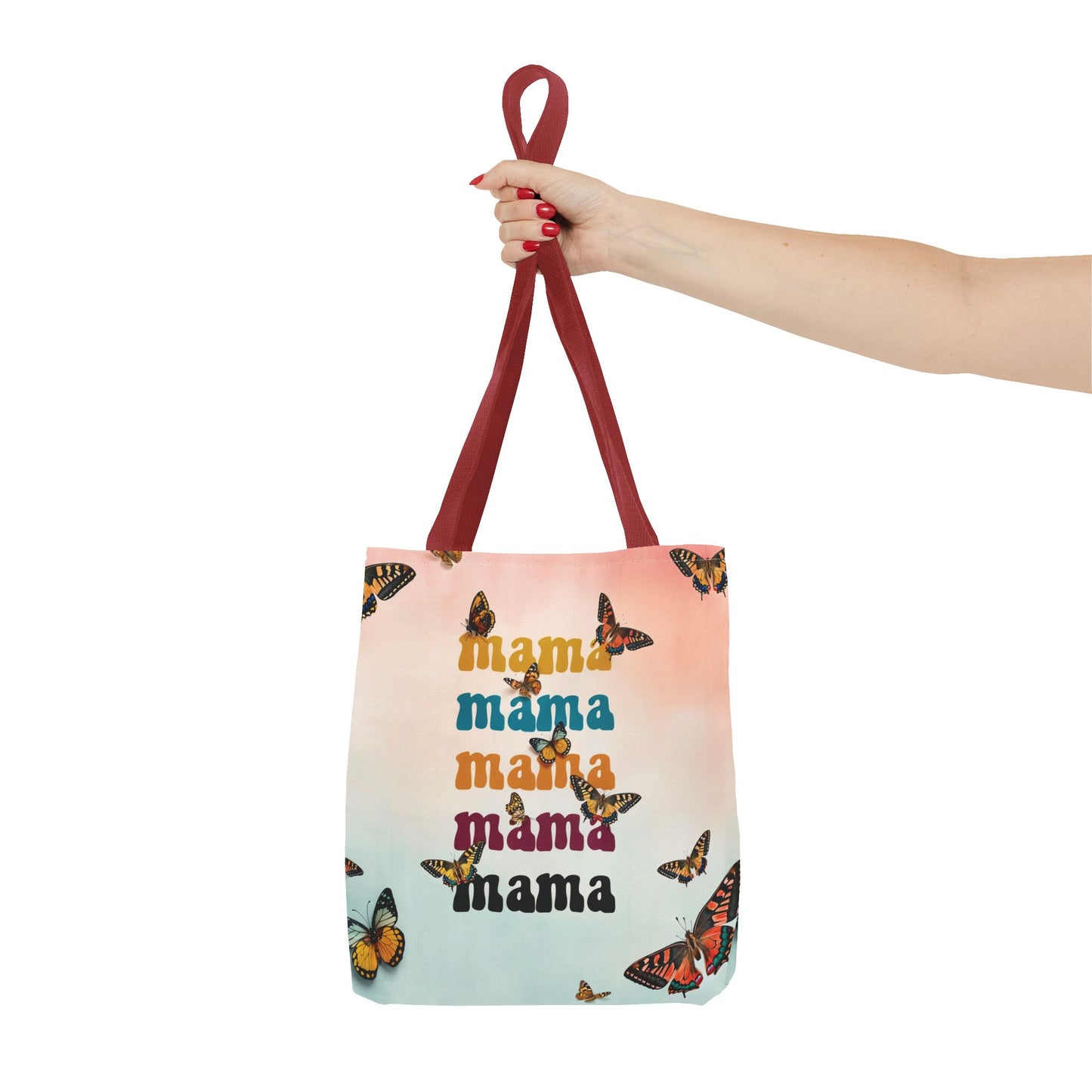 Colorful Mama Butterfly Tote Bag - Perfect for Moms on the Go