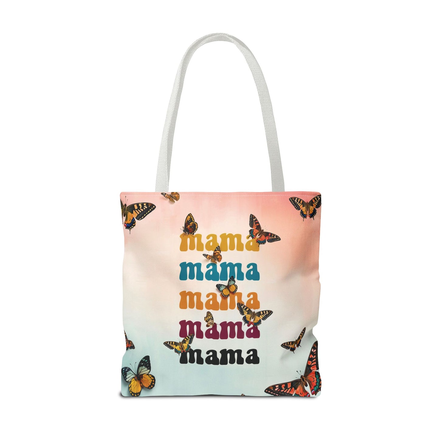Colorful Mama Butterfly Tote Bag - Perfect for Moms on the Go