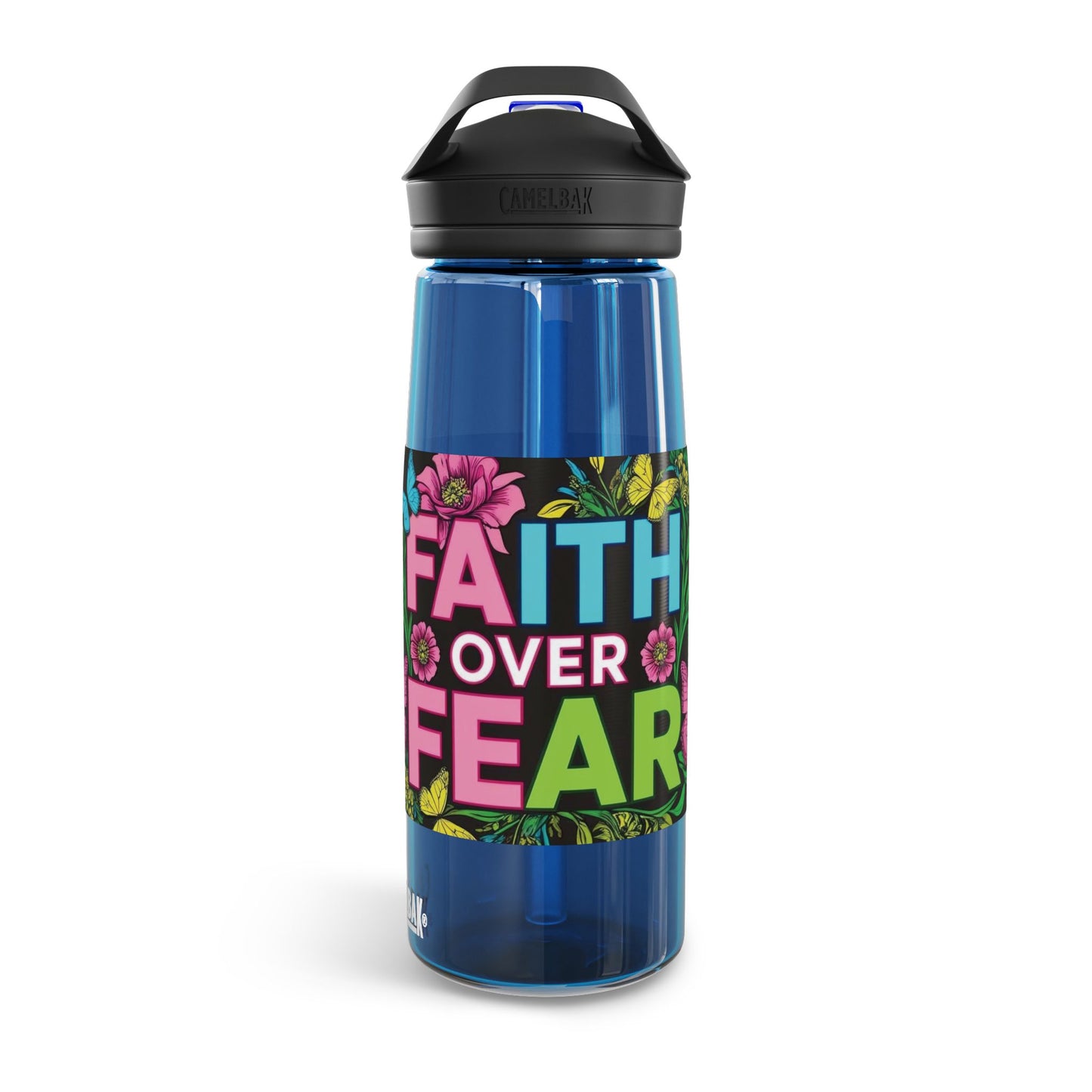 Faith Over Fear Water Bottle - CamelBak Eddy® 20oz/25oz