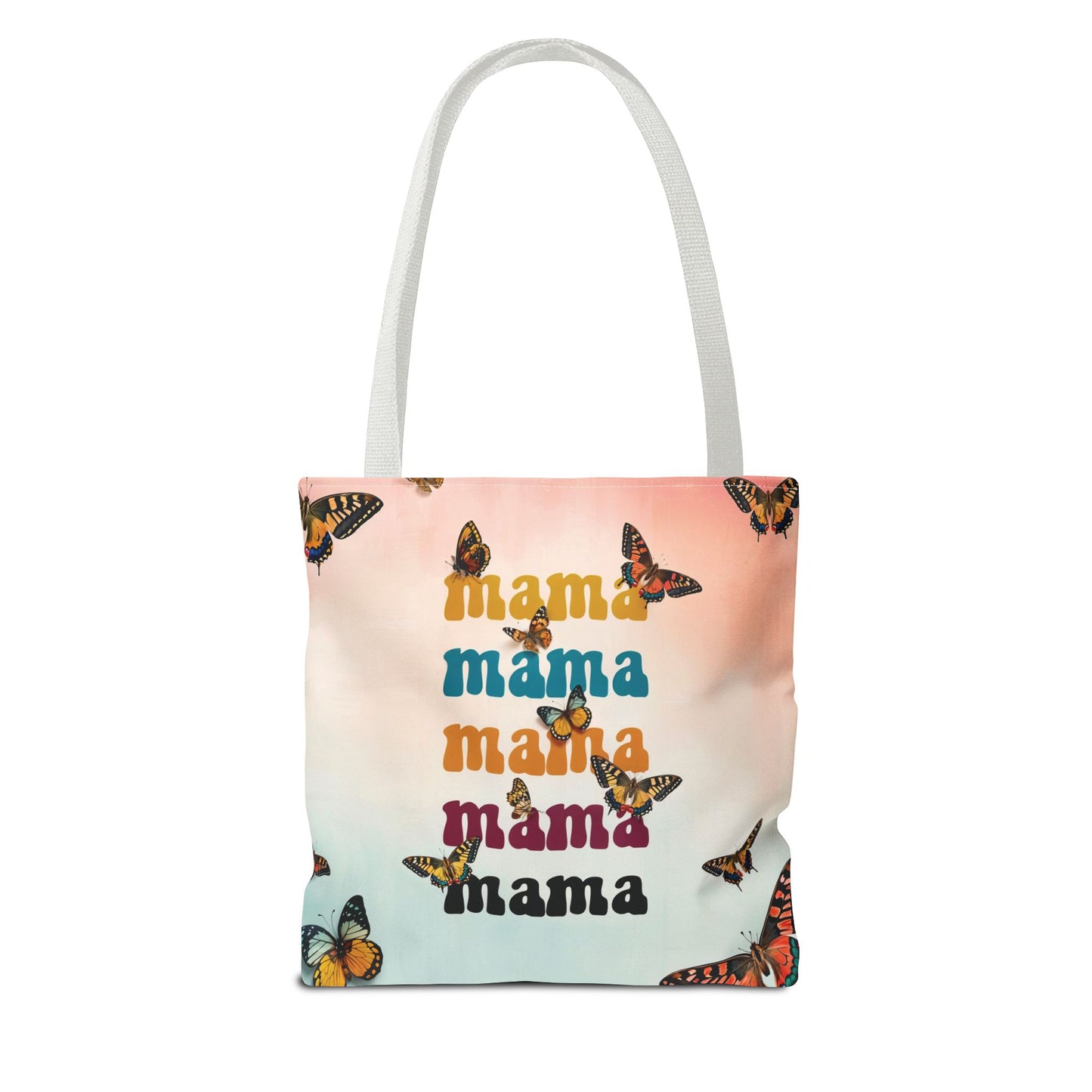 Colorful Mama Butterfly Tote Bag - Perfect for Moms on the Go