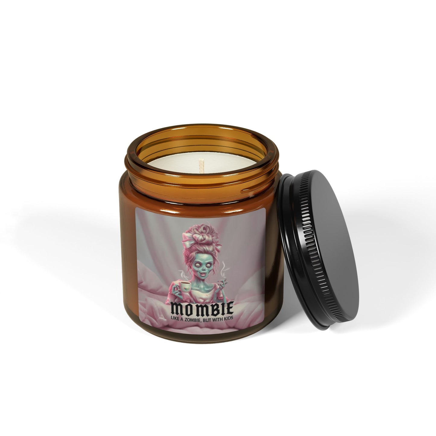Scented Soy Candle (Multi-Size, Amber Jar)