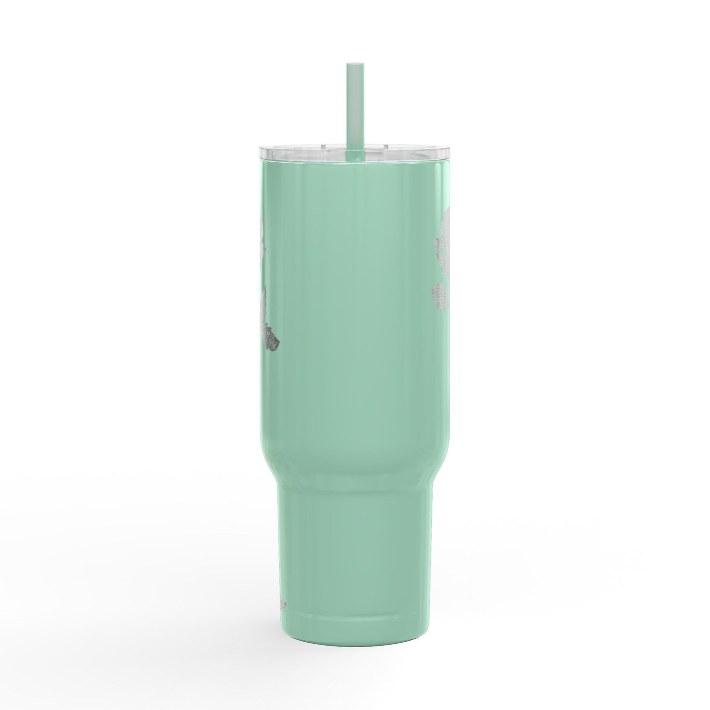 Engraved Insulated Tumbler - 40oz Floral Design, Perfect Gift for Mother's Day