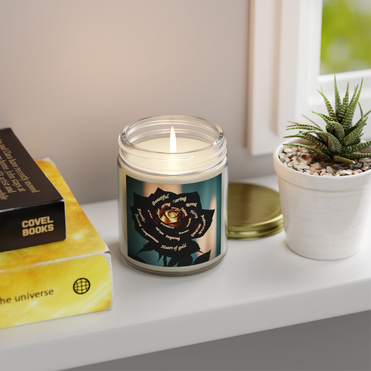 Heart of Gold Scented Candle - Coconut Apricot Wax (4oz & 9oz)