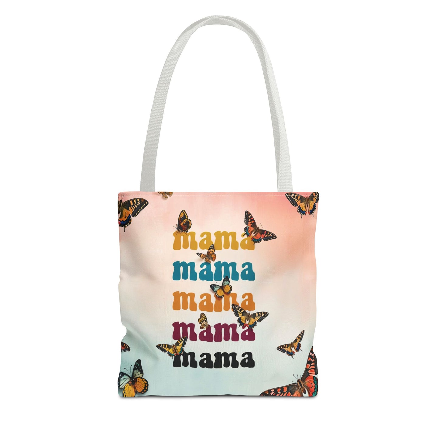 Colorful Mama Butterfly Tote Bag - Perfect for Moms on the Go