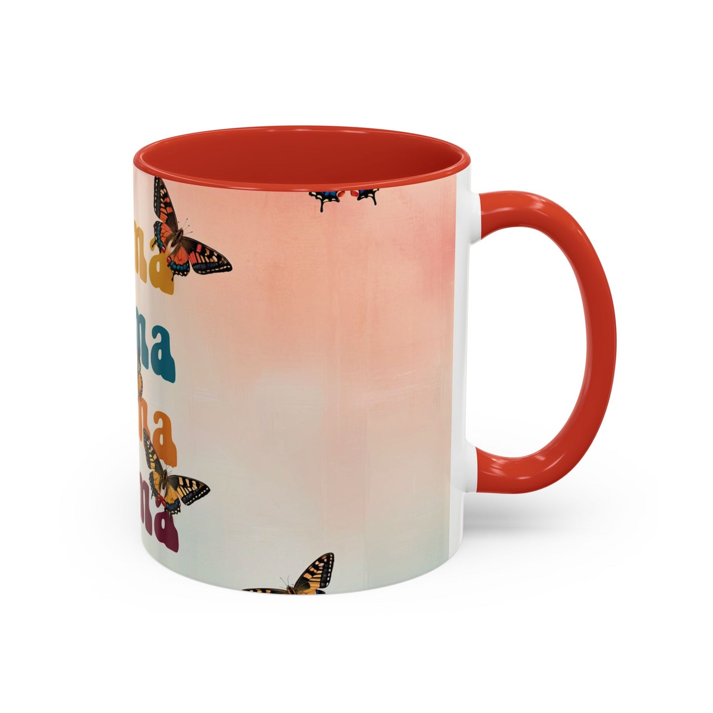 Coffee Mug - Butterfly Mama Accent Mug for Moms
