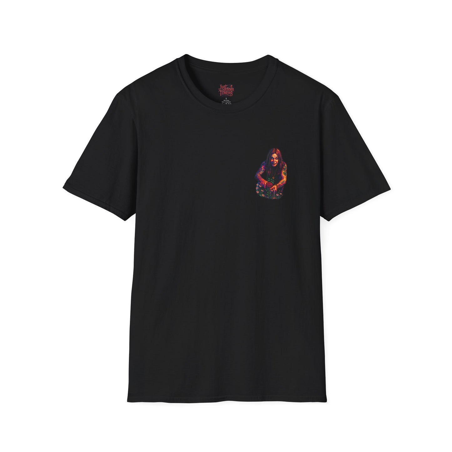 Colorful Floral Graphic Unisex T-Shirt for Summer Festivals and Casual Outings