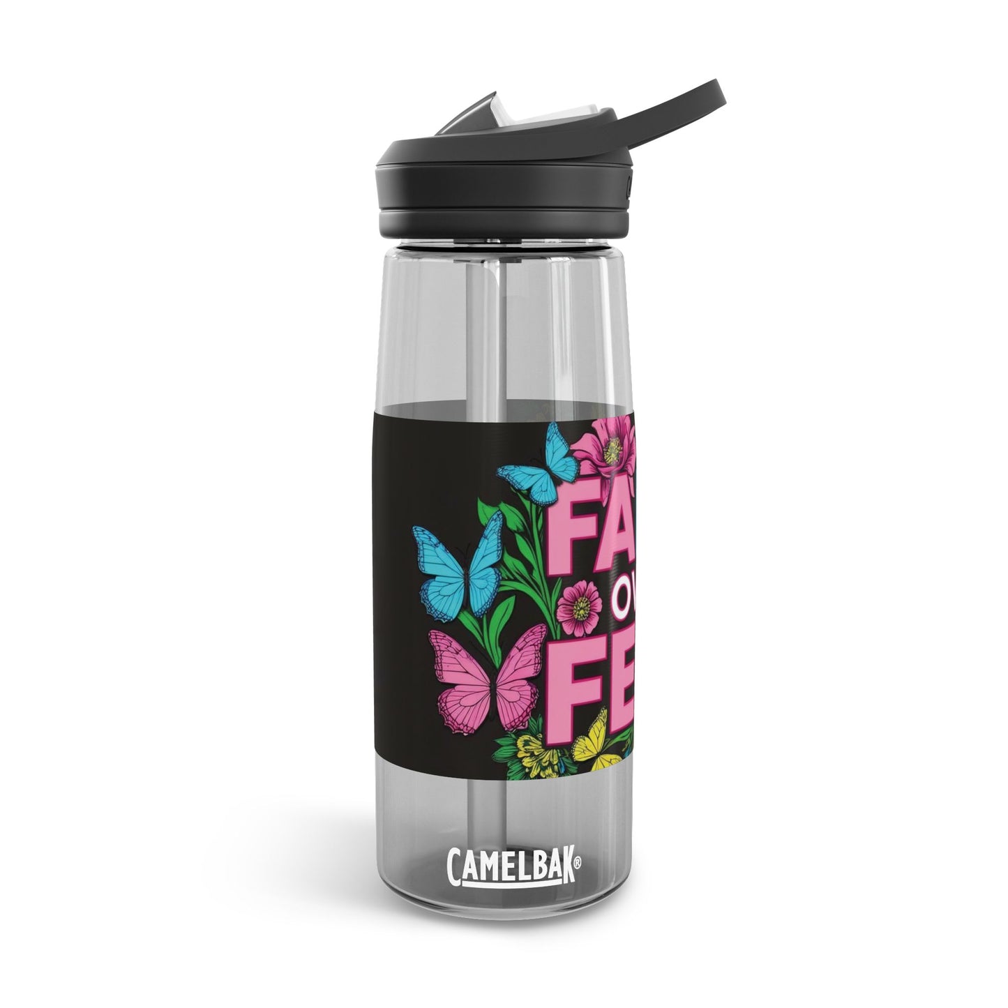 Faith Over Fear Water Bottle - CamelBak Eddy® 20oz/25oz