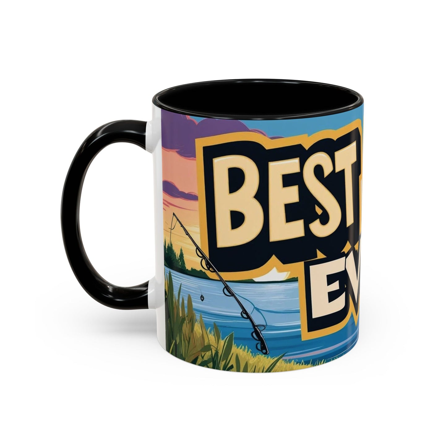 Best Dad Ever Fishing Coffee Mug - Perfect for Father's Day