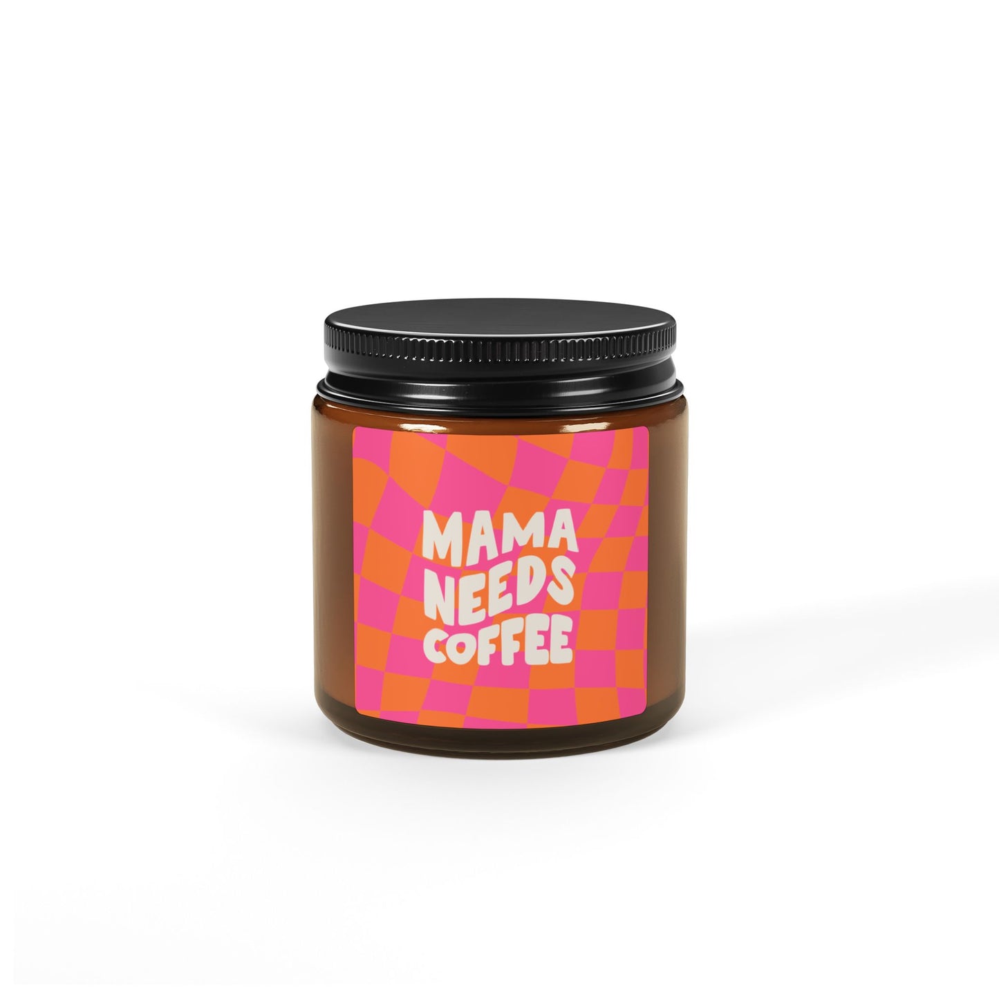 Scented Soy Candle (Multi-Size, Amber Jar)