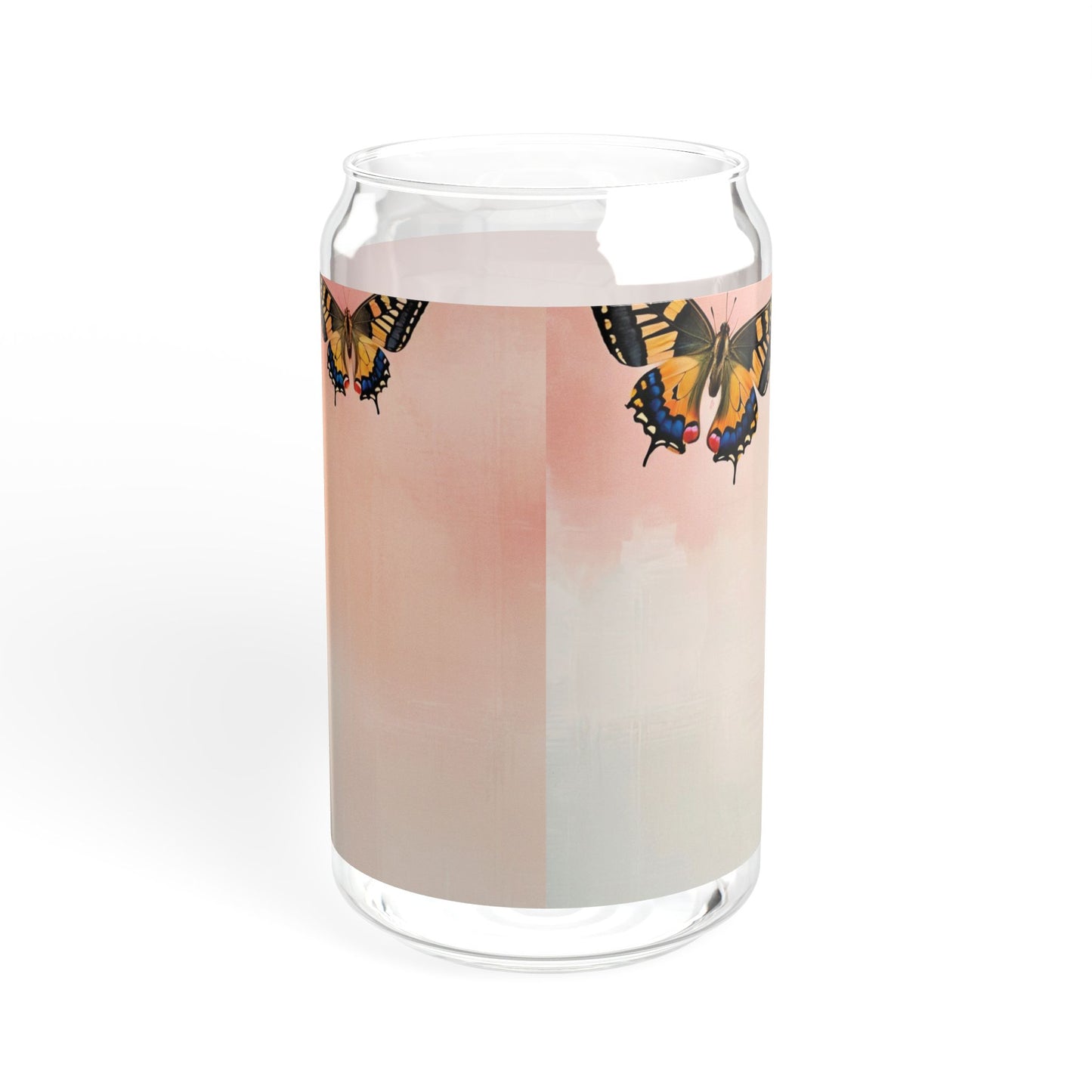 Mama Butterfly Sipper Glass - 16oz Eco-Friendly Drinkware