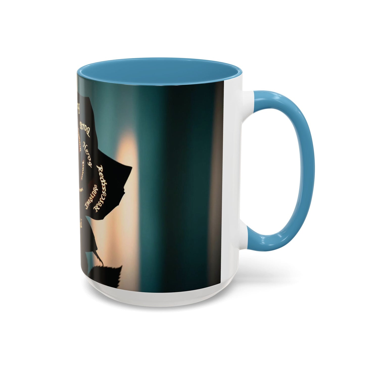 Inspirational Coffee Mug - Heart of Gold Quote with Rose Design