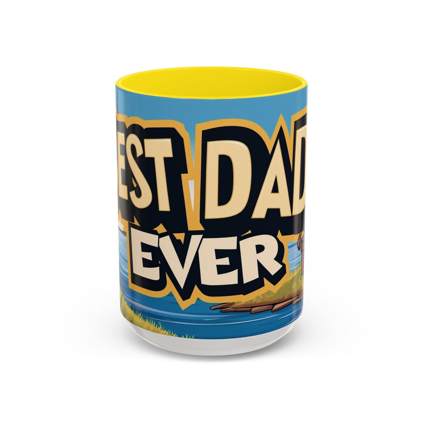 Best Dad Ever Fishing Coffee Mug - Perfect for Father's Day