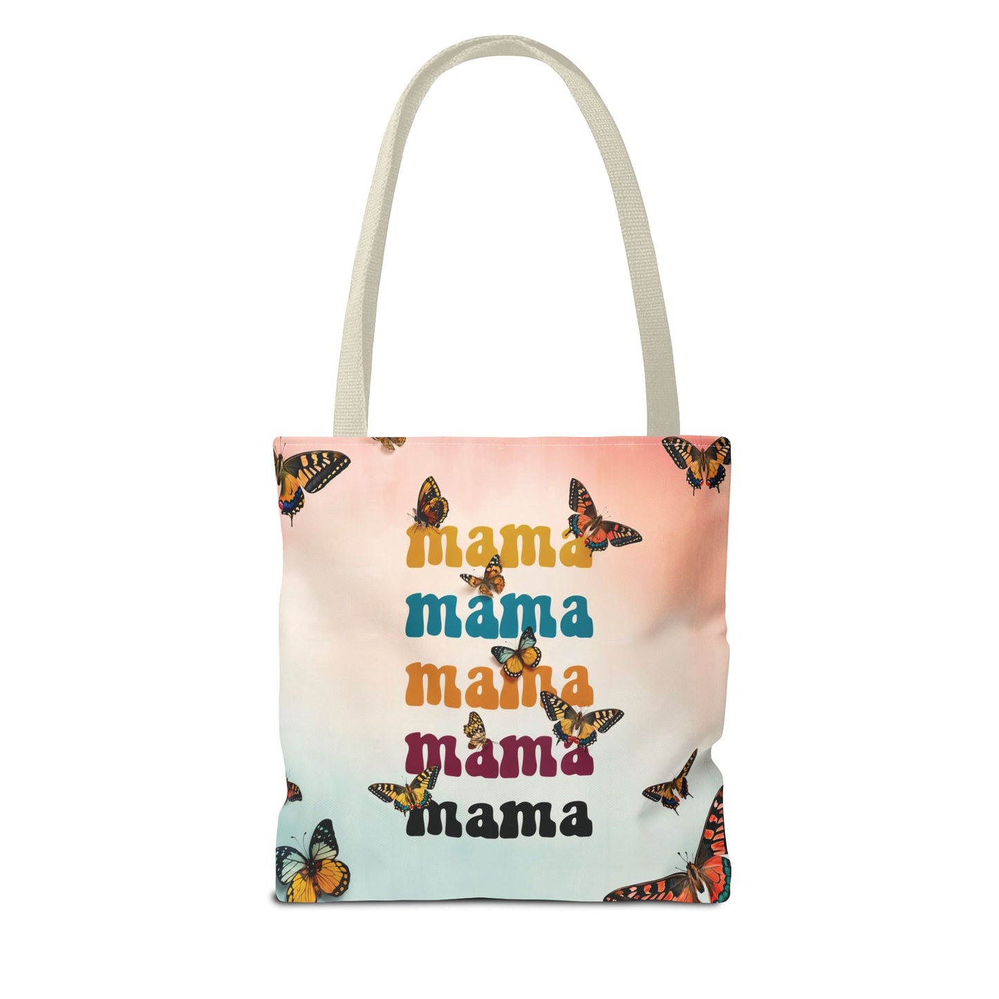 Colorful Mama Butterfly Tote Bag - Perfect for Moms on the Go