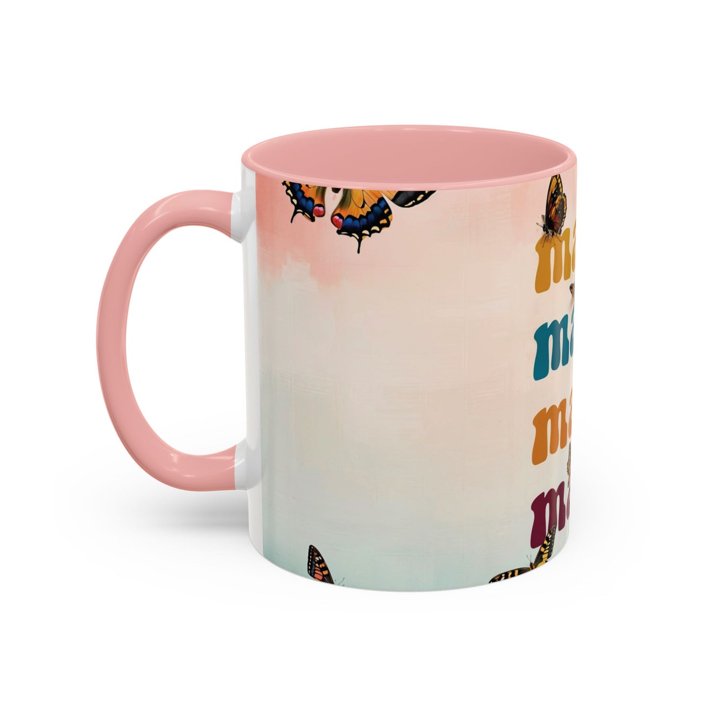 Coffee Mug - Butterfly Mama Accent Mug for Moms