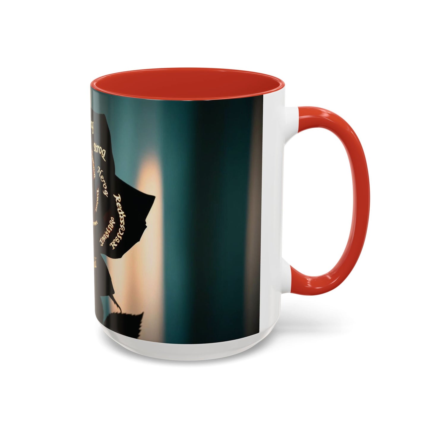 Inspirational Coffee Mug - Heart of Gold Quote with Rose Design