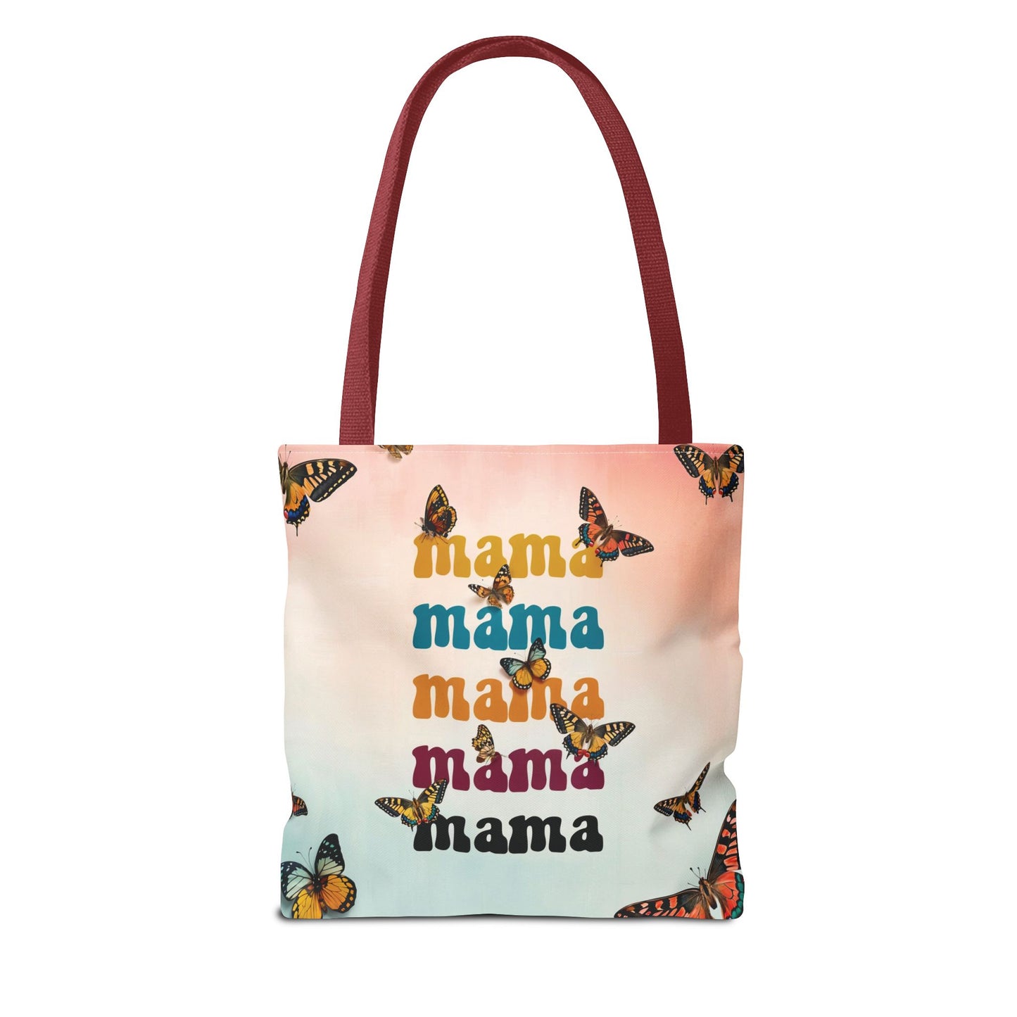 Colorful Mama Butterfly Tote Bag - Perfect for Moms on the Go