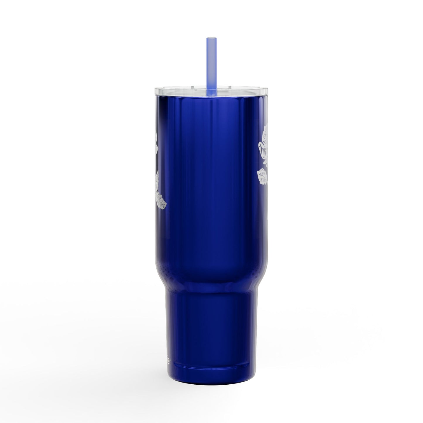 Engraved Insulated Tumbler - 40oz Floral Design, Perfect Gift for Mother's Day