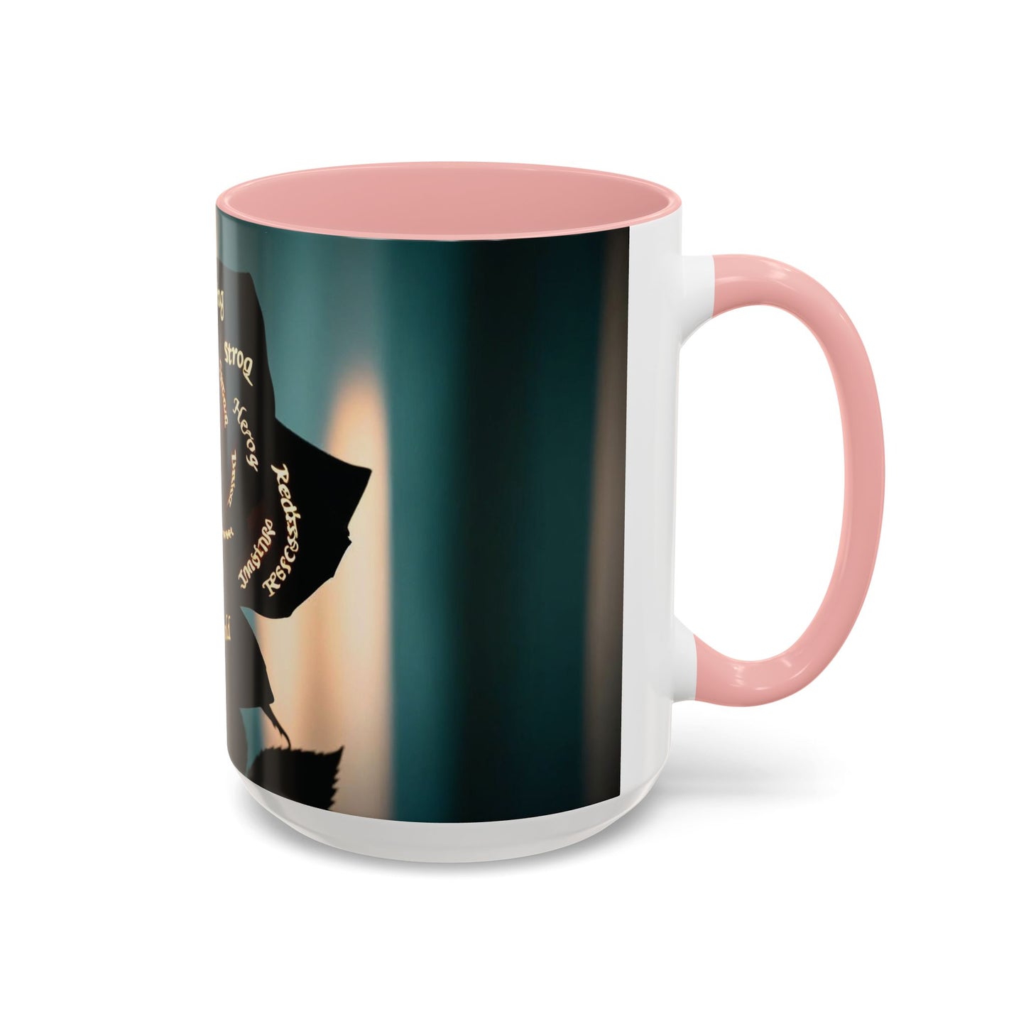 Inspirational Coffee Mug - Heart of Gold Quote with Rose Design