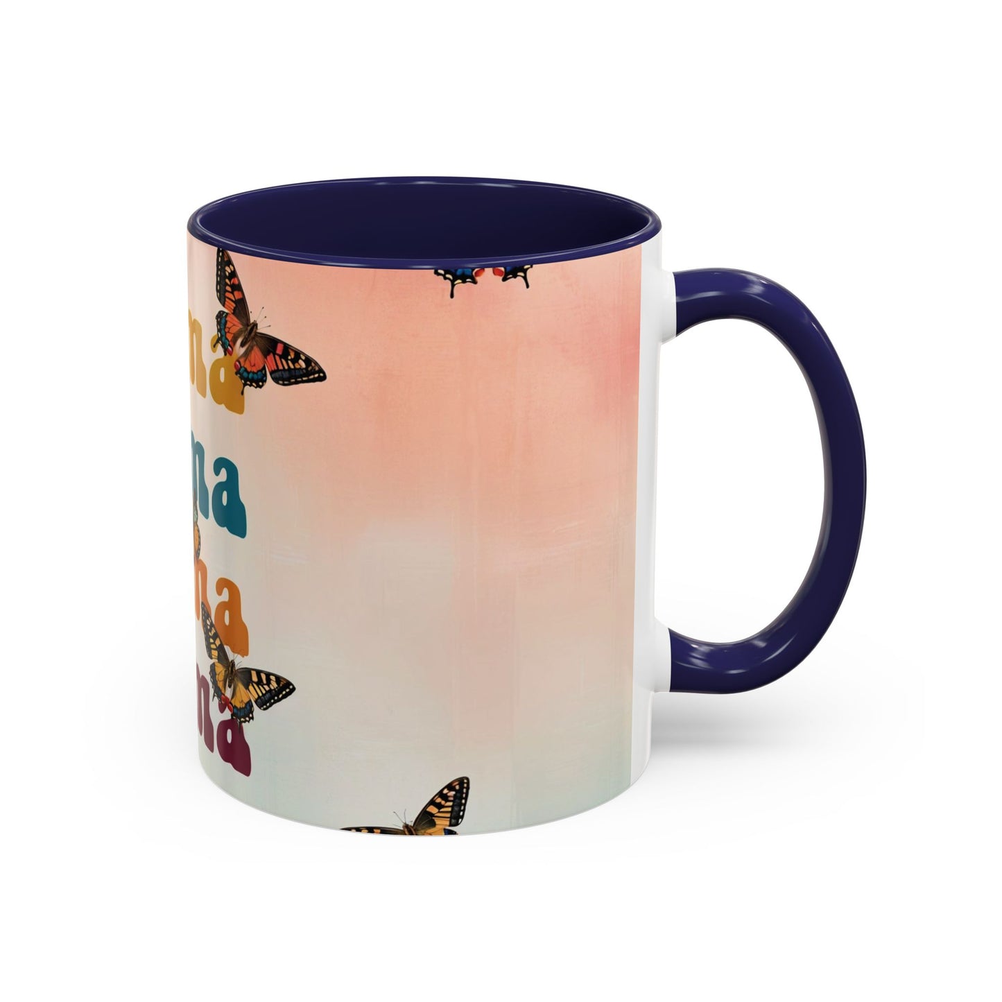 Coffee Mug - Butterfly Mama Accent Mug for Moms
