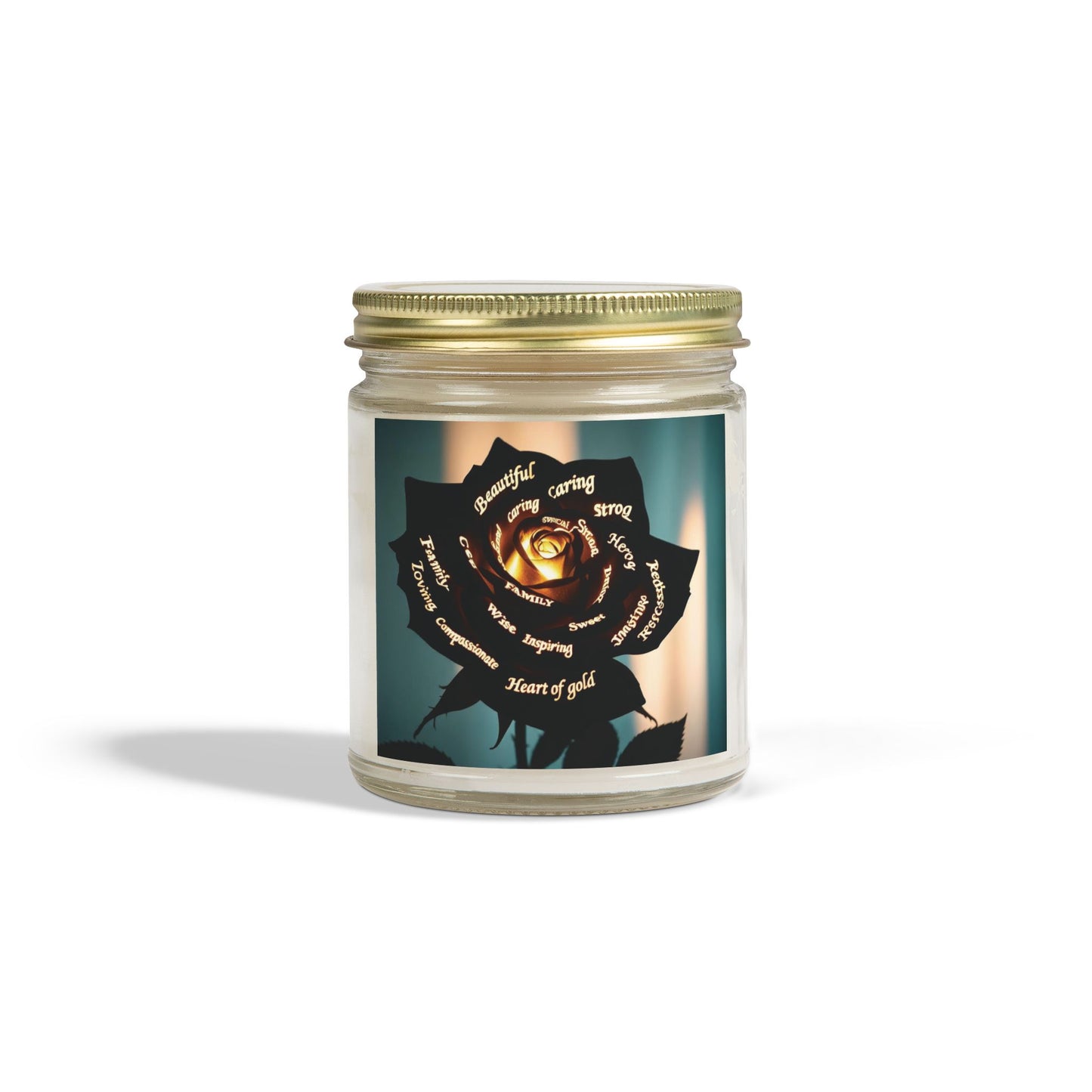 Heart of Gold Scented Candle - Coconut Apricot Wax (4oz & 9oz)