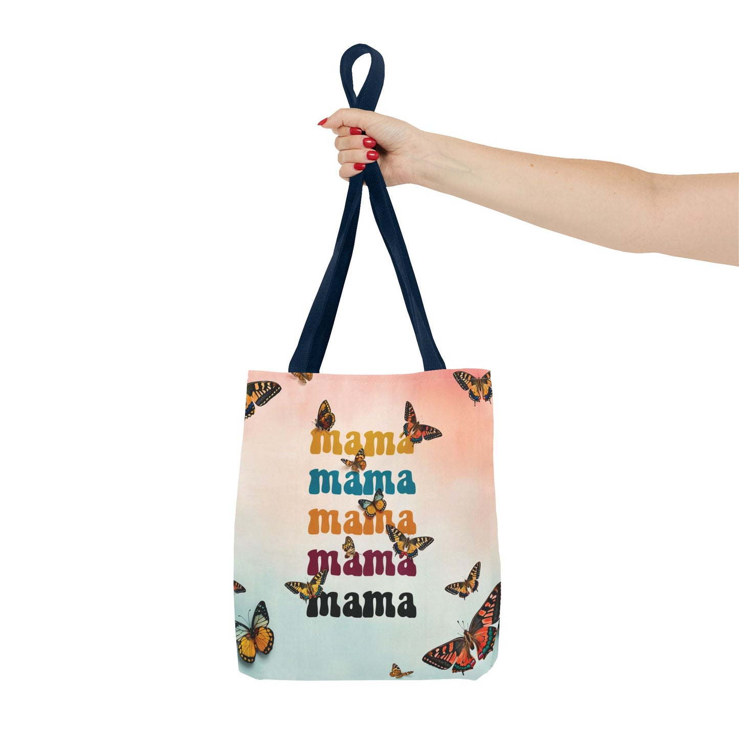 Colorful Mama Butterfly Tote Bag - Perfect for Moms on the Go