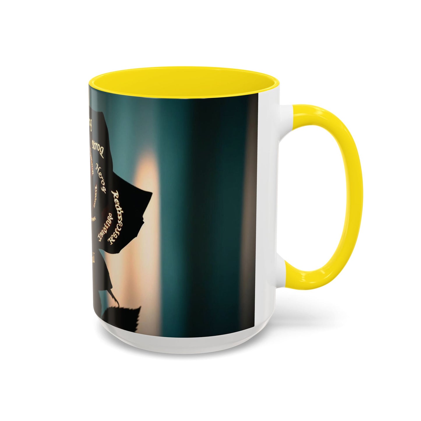 Inspirational Coffee Mug - Heart of Gold Quote with Rose Design