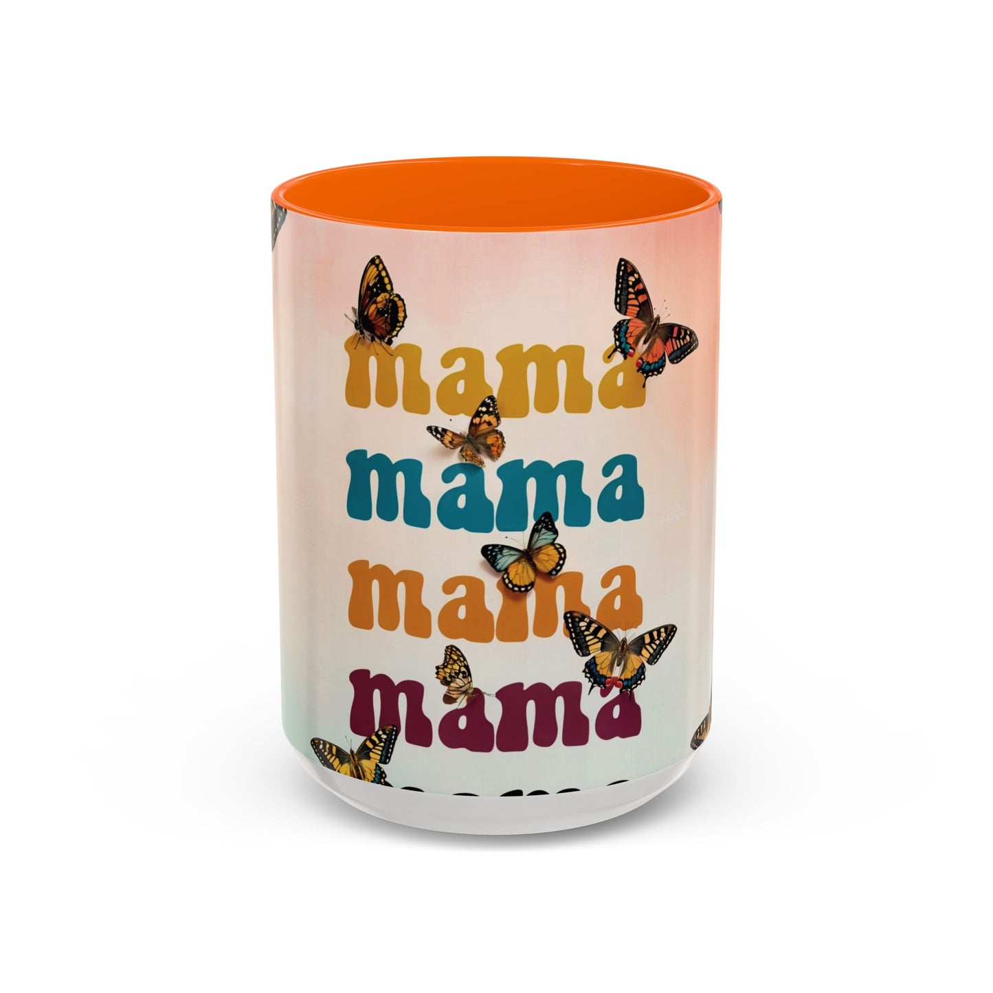 Coffee Mug - Butterfly Mama Accent Mug for Moms