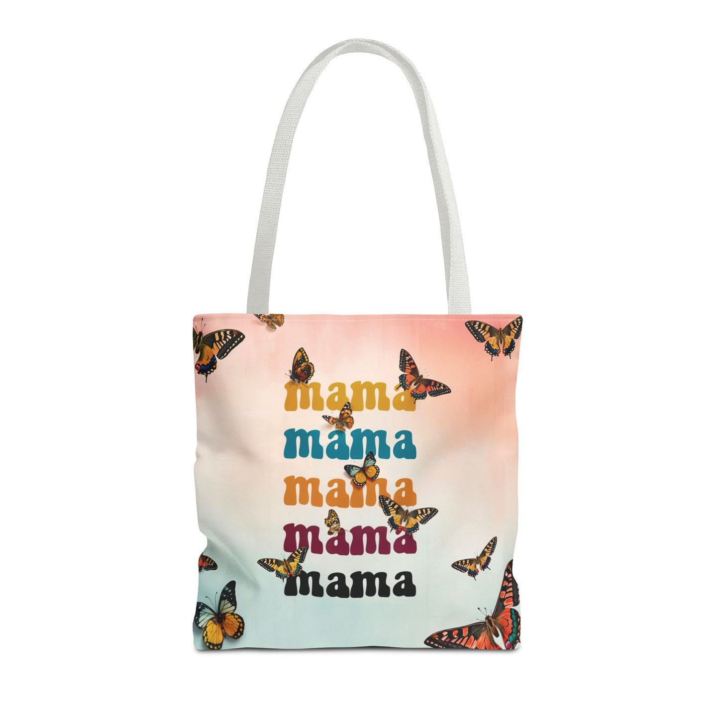 Colorful Mama Butterfly Tote Bag - Perfect for Moms on the Go