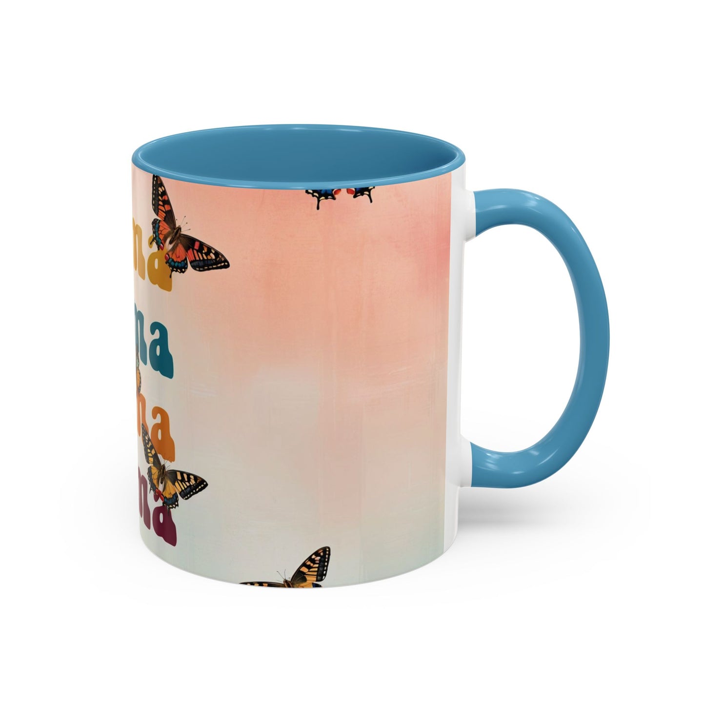 Coffee Mug - Butterfly Mama Accent Mug for Moms