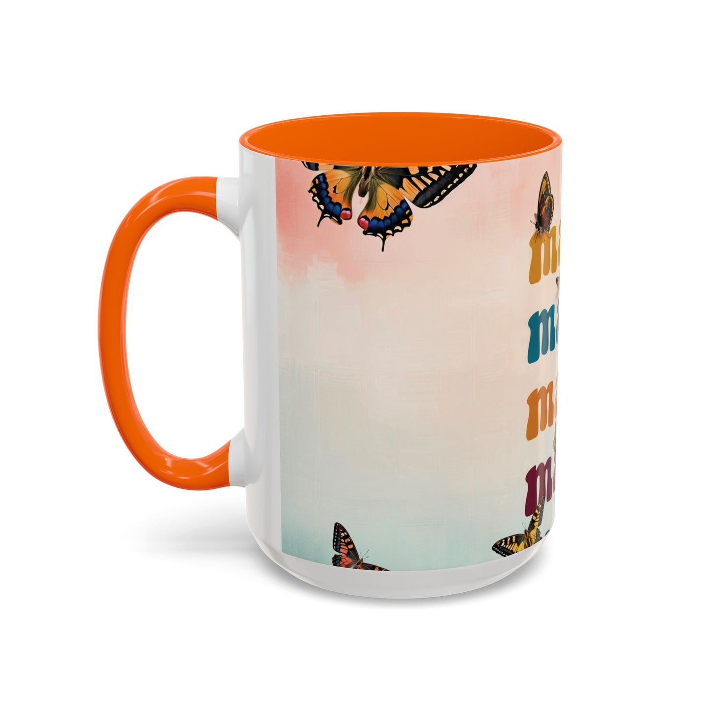 Coffee Mug - Butterfly Mama Accent Mug for Moms