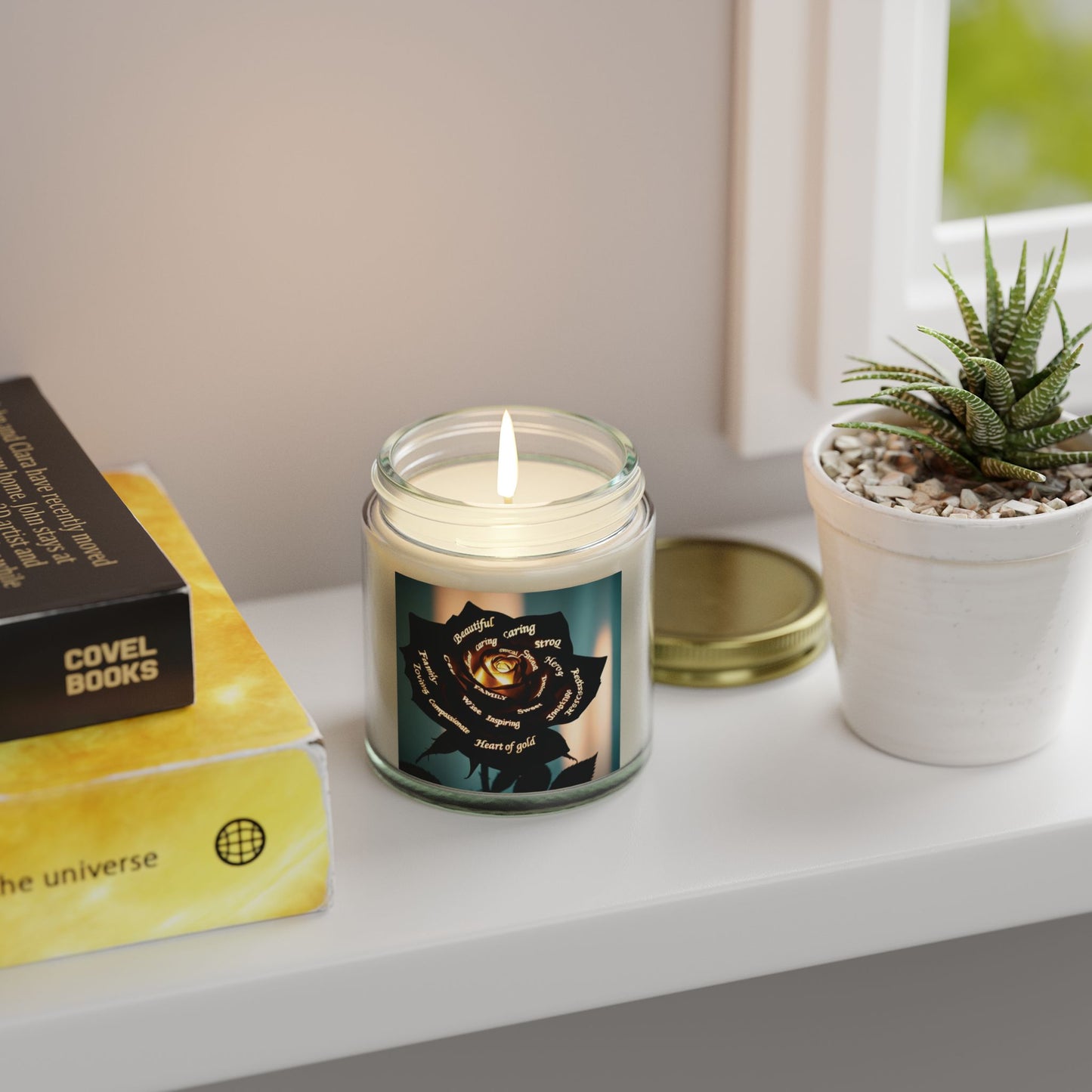 Heart of Gold Scented Candle - Coconut Apricot Wax (4oz & 9oz)