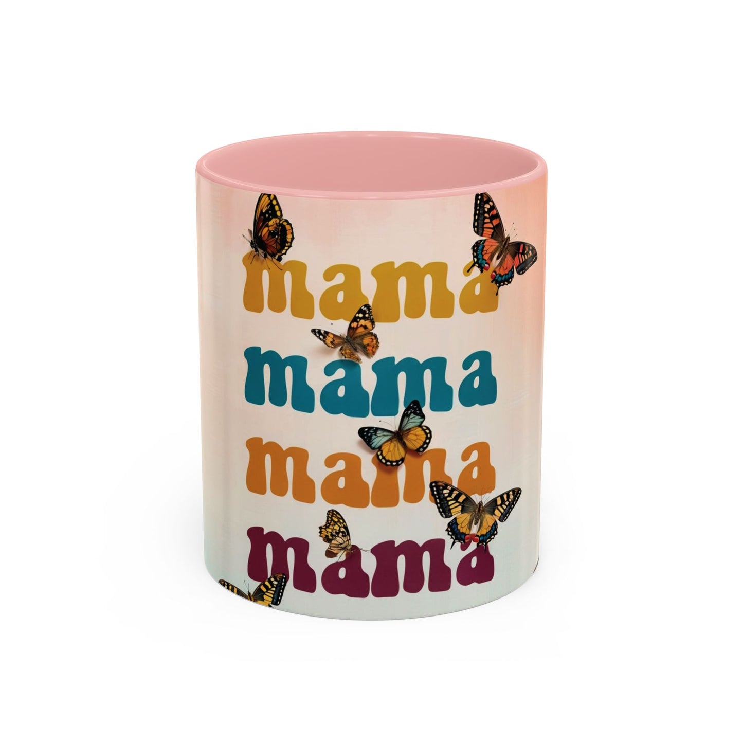 Coffee Mug - Butterfly Mama Accent Mug for Moms