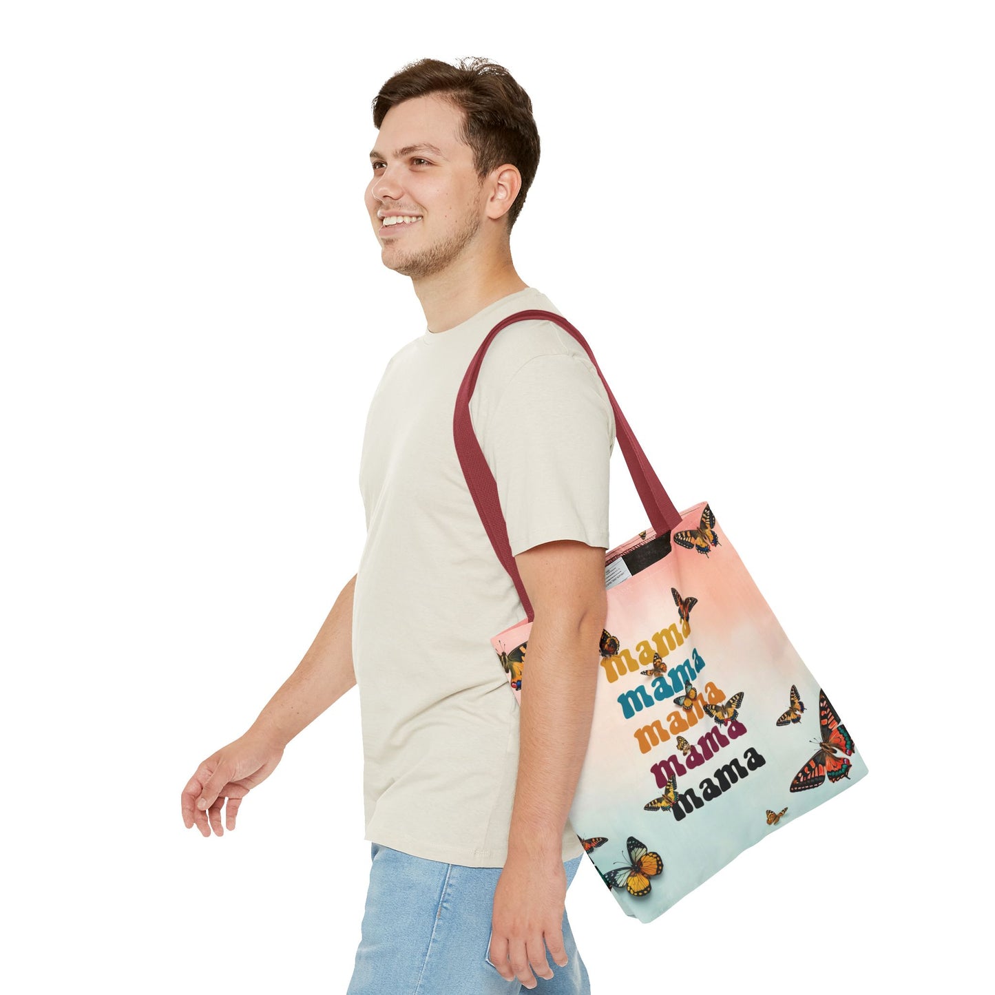 Colorful Mama Butterfly Tote Bag - Perfect for Moms on the Go