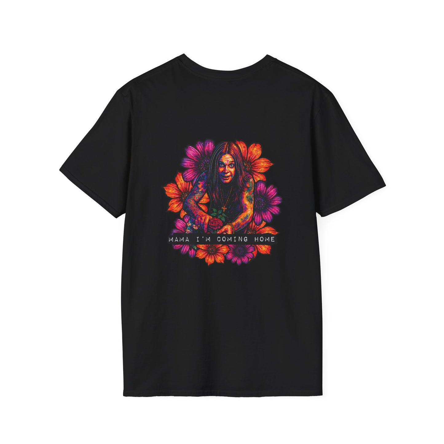 Colorful Floral Graphic Unisex T-Shirt for Summer Festivals and Casual Outings