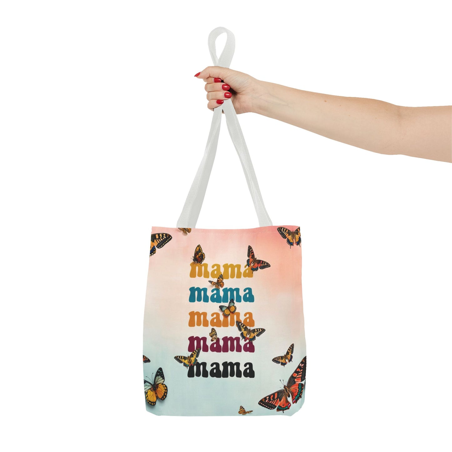 Colorful Mama Butterfly Tote Bag - Perfect for Moms on the Go