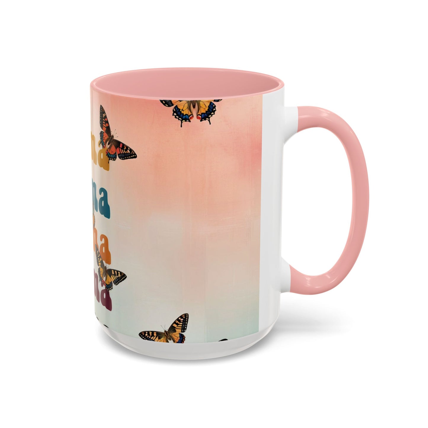 Coffee Mug - Butterfly Mama Accent Mug for Moms