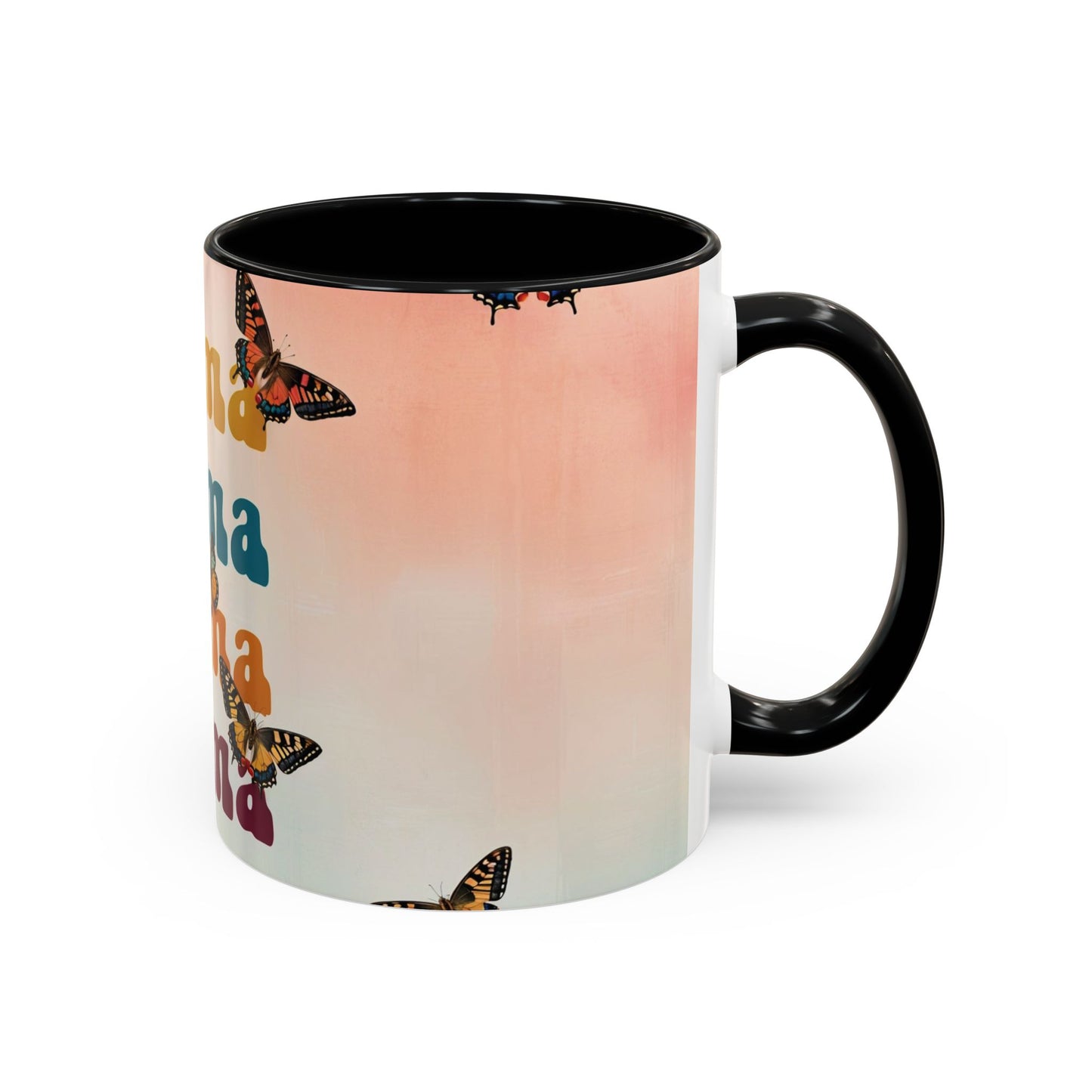 Coffee Mug - Butterfly Mama Accent Mug for Moms