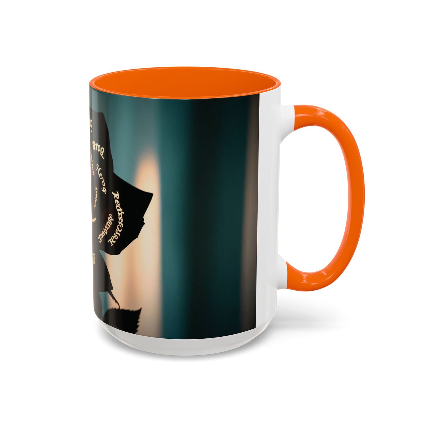 Inspirational Coffee Mug - Heart of Gold Quote with Rose Design