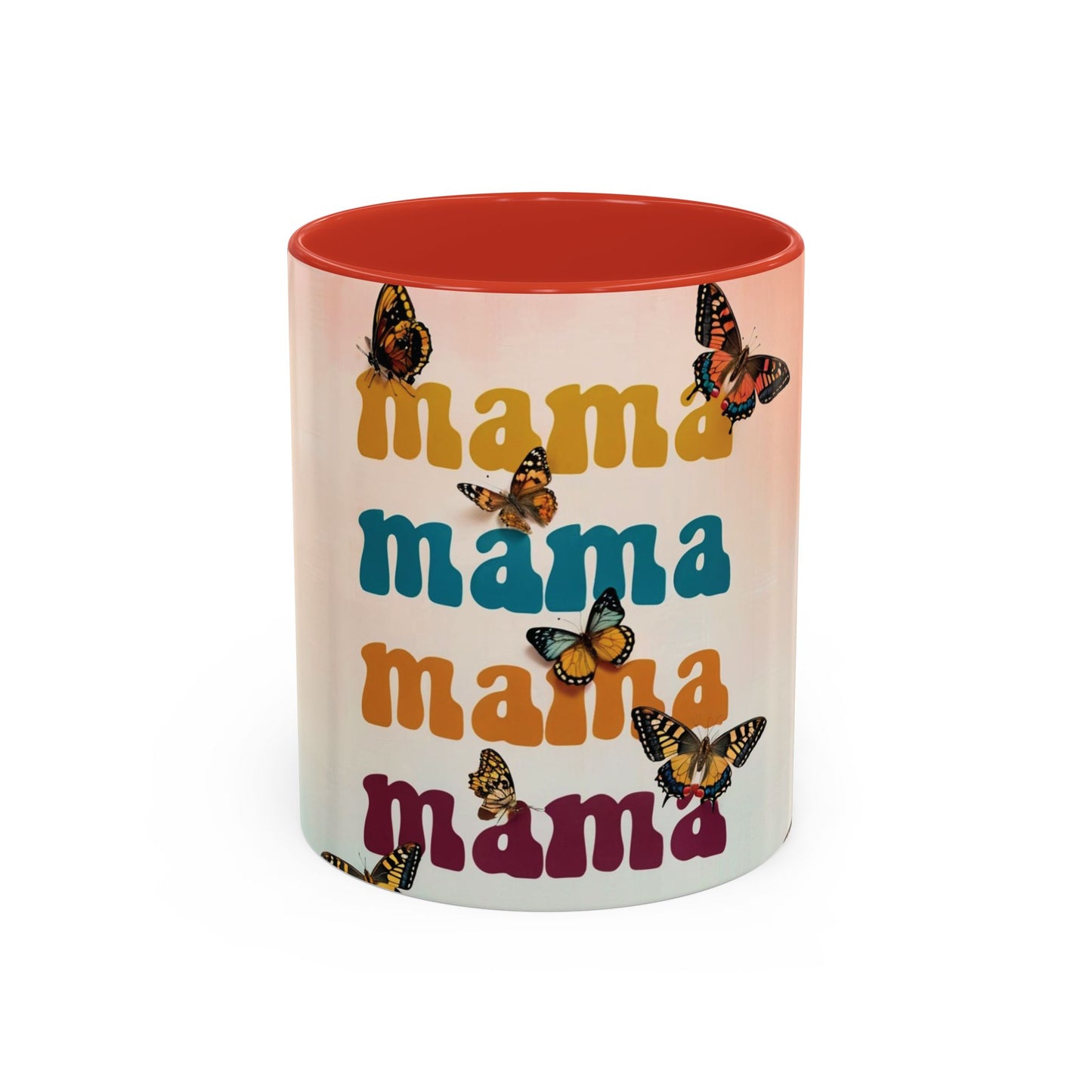 Coffee Mug - Butterfly Mama Accent Mug for Moms