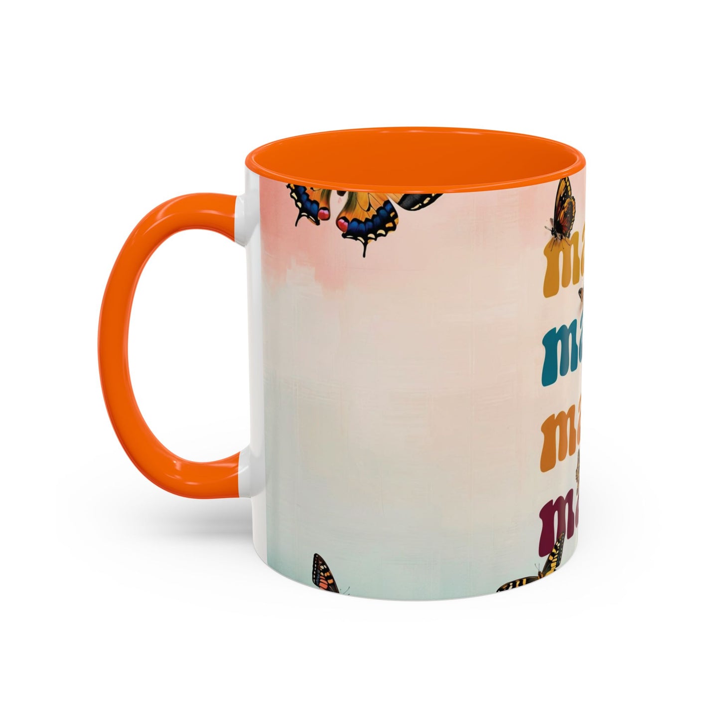 Coffee Mug - Butterfly Mama Accent Mug for Moms
