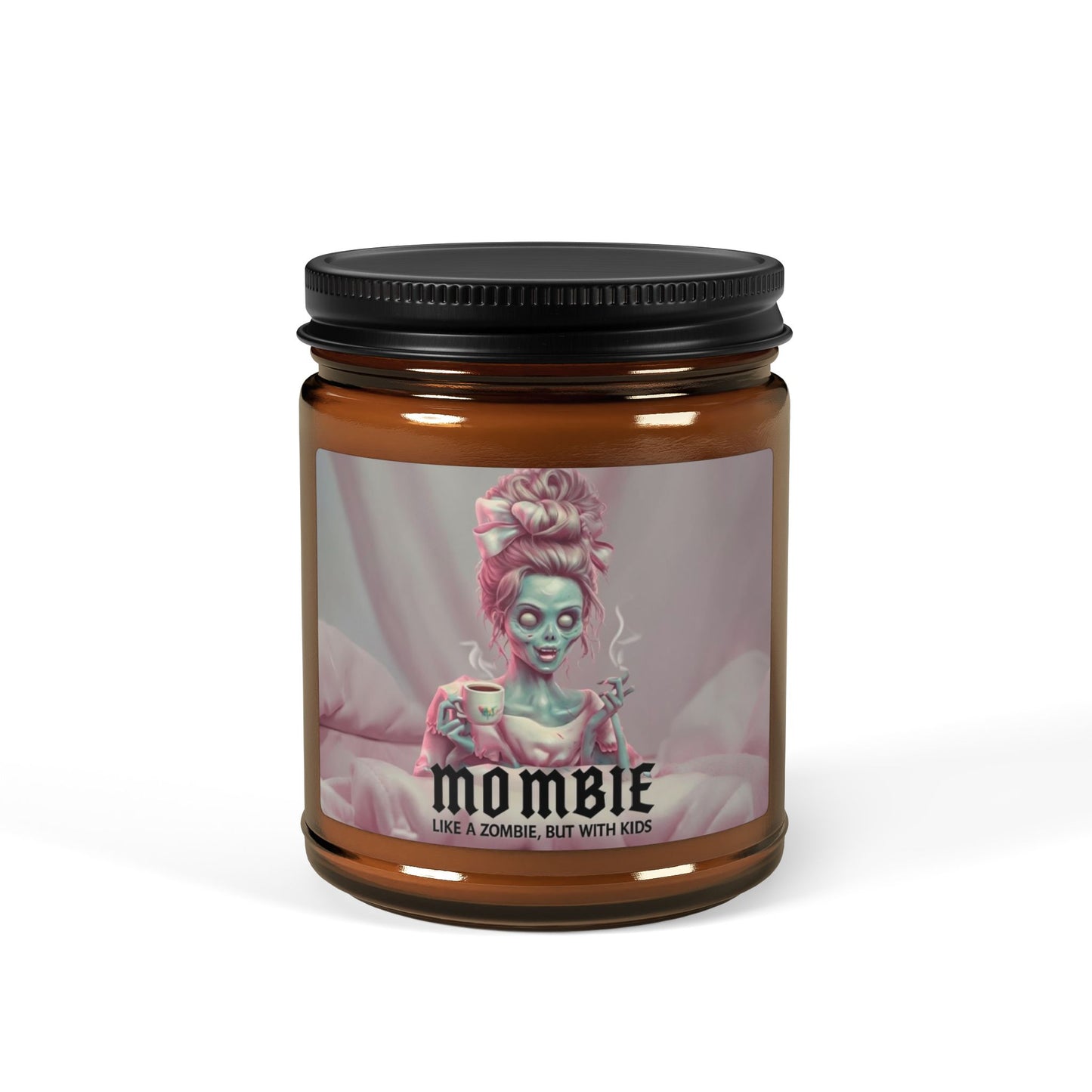 Scented Soy Candle (Multi-Size, Amber Jar)