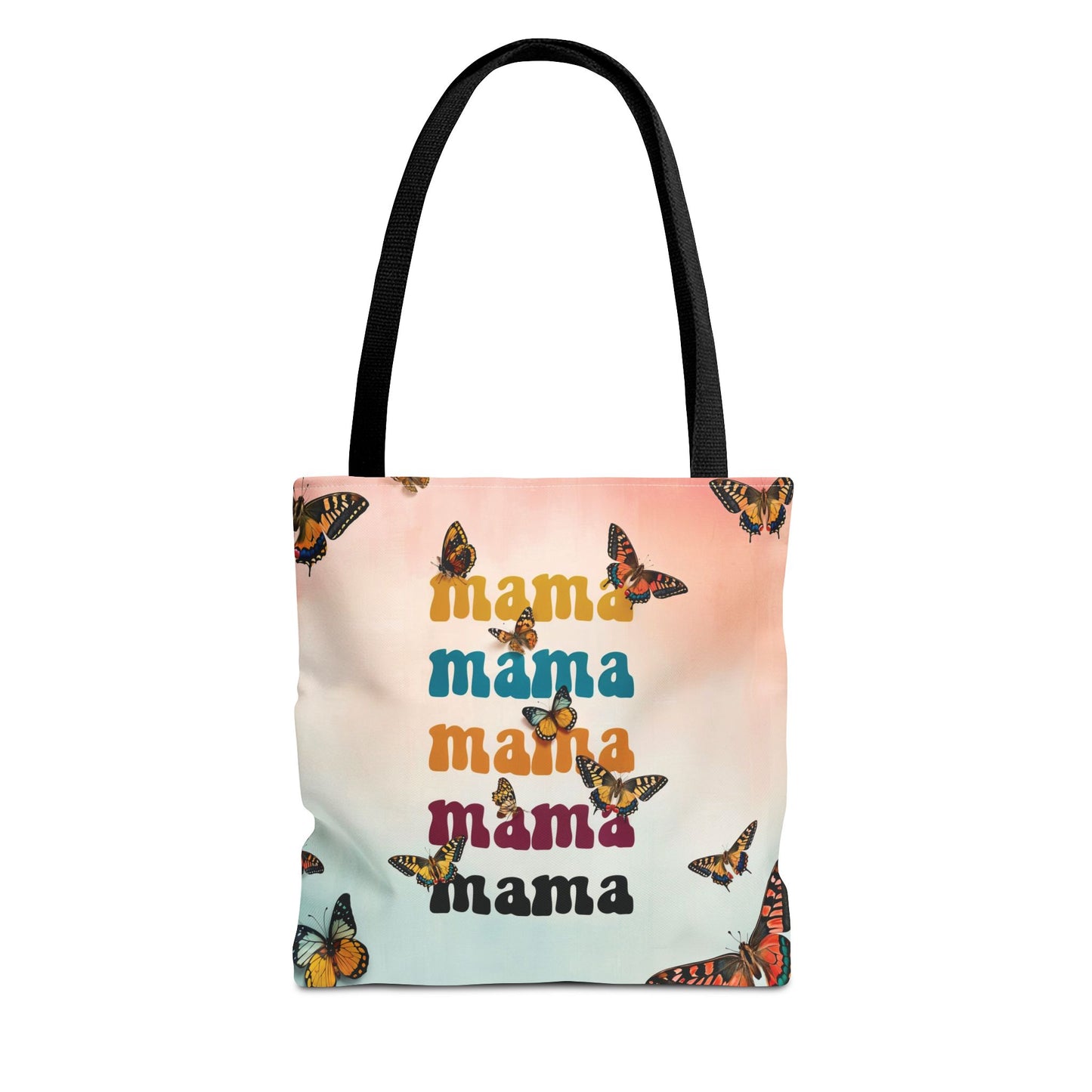 Colorful Mama Butterfly Tote Bag - Perfect for Moms on the Go