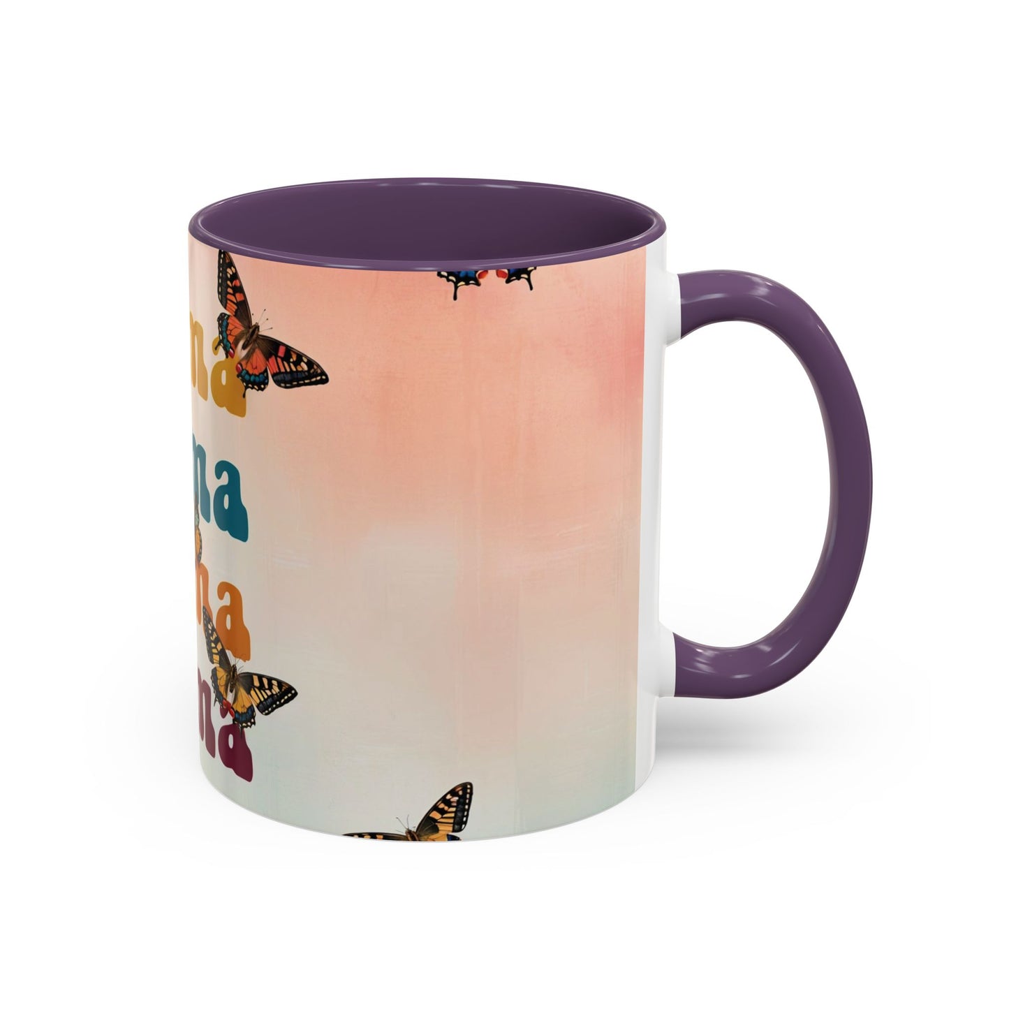 Coffee Mug - Butterfly Mama Accent Mug for Moms