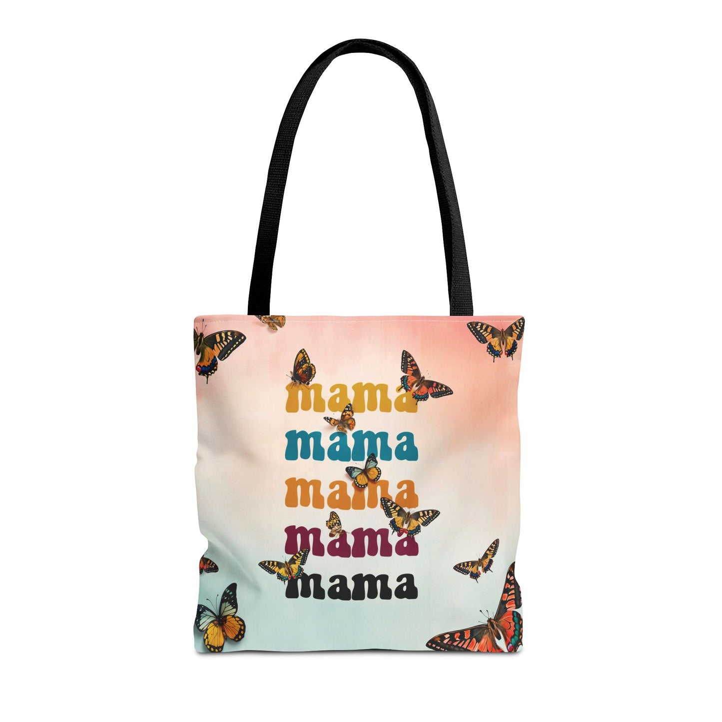 Colorful Mama Butterfly Tote Bag - Perfect for Moms on the Go
