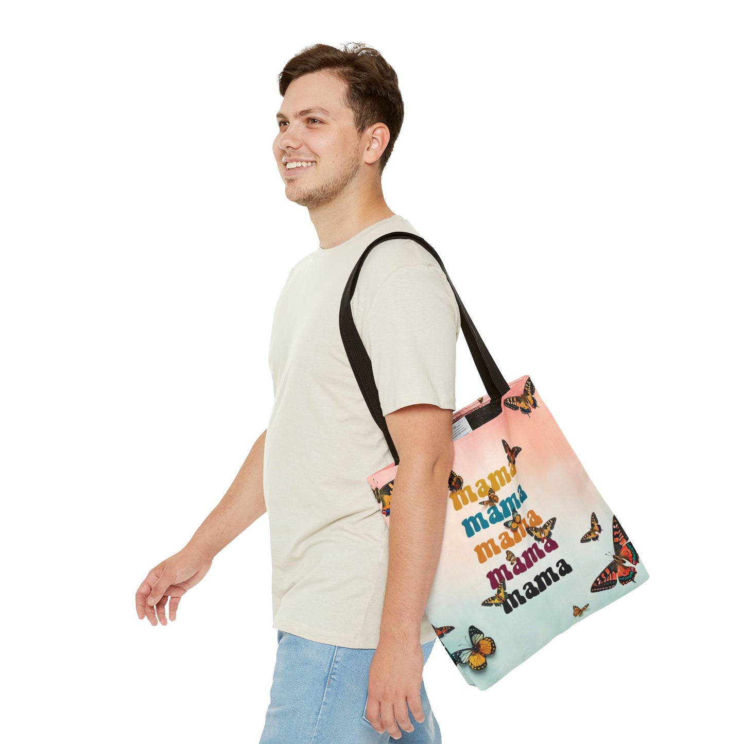 Colorful Mama Butterfly Tote Bag - Perfect for Moms on the Go