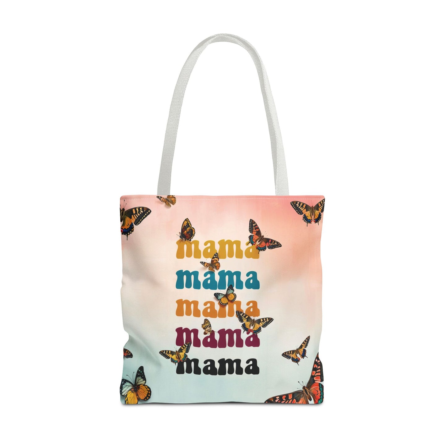 Colorful Mama Butterfly Tote Bag - Perfect for Moms on the Go