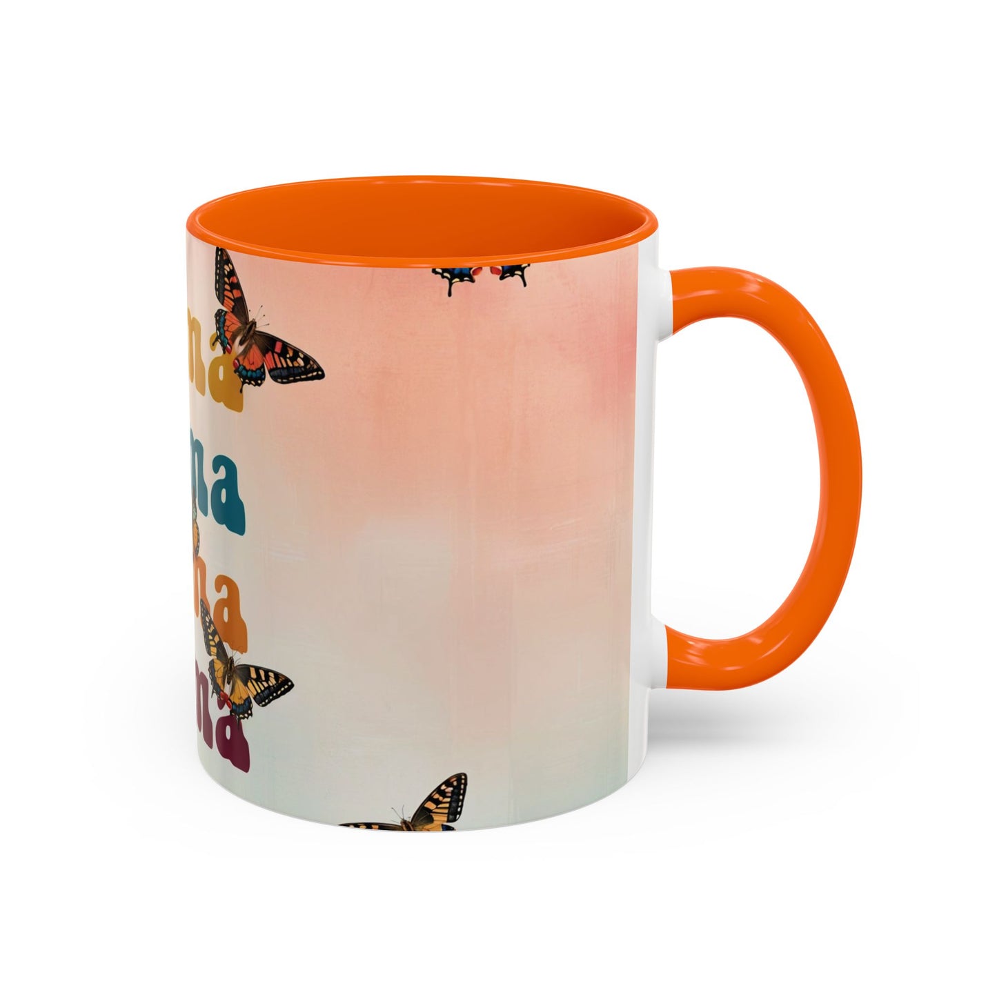 Coffee Mug - Butterfly Mama Accent Mug for Moms