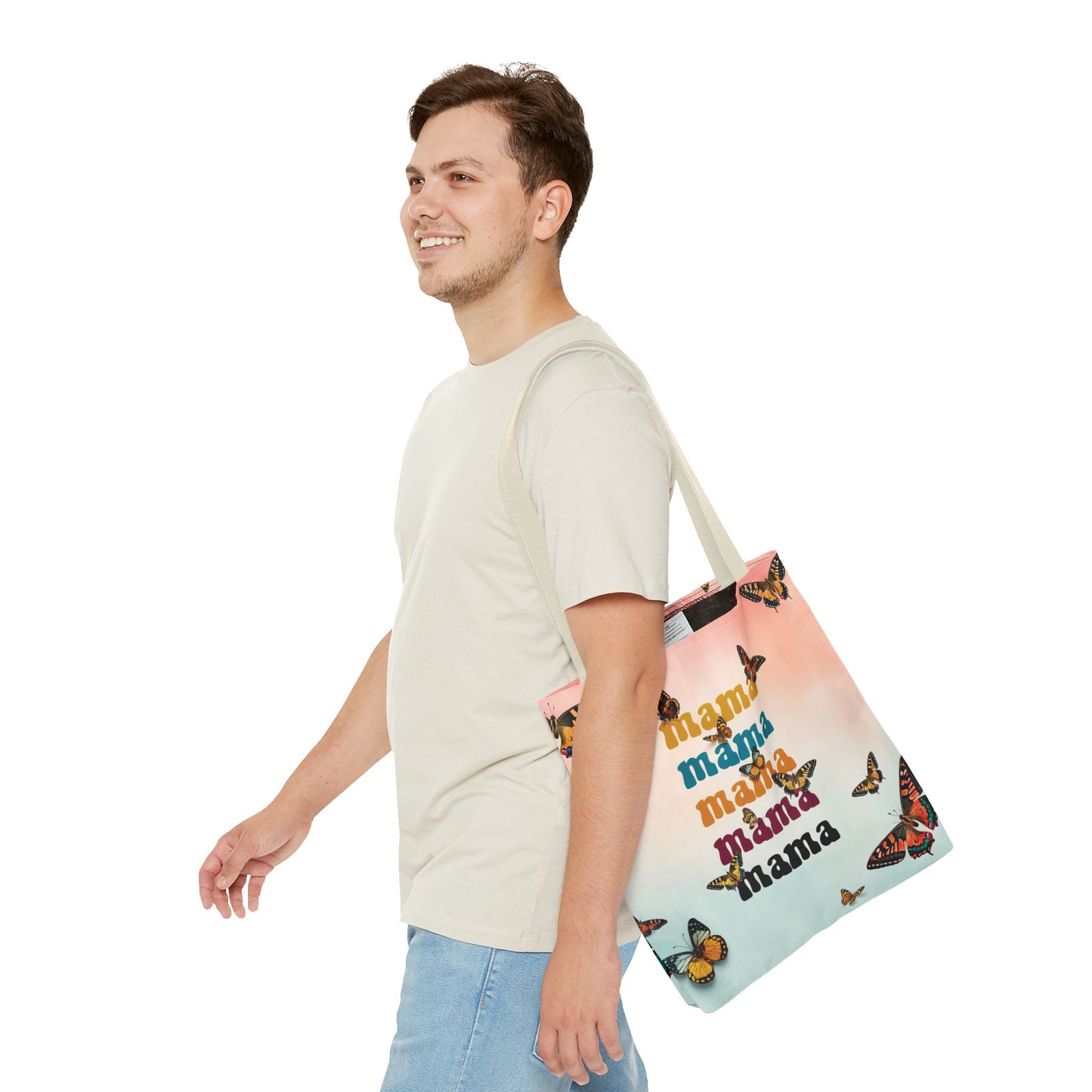 Colorful Mama Butterfly Tote Bag - Perfect for Moms on the Go