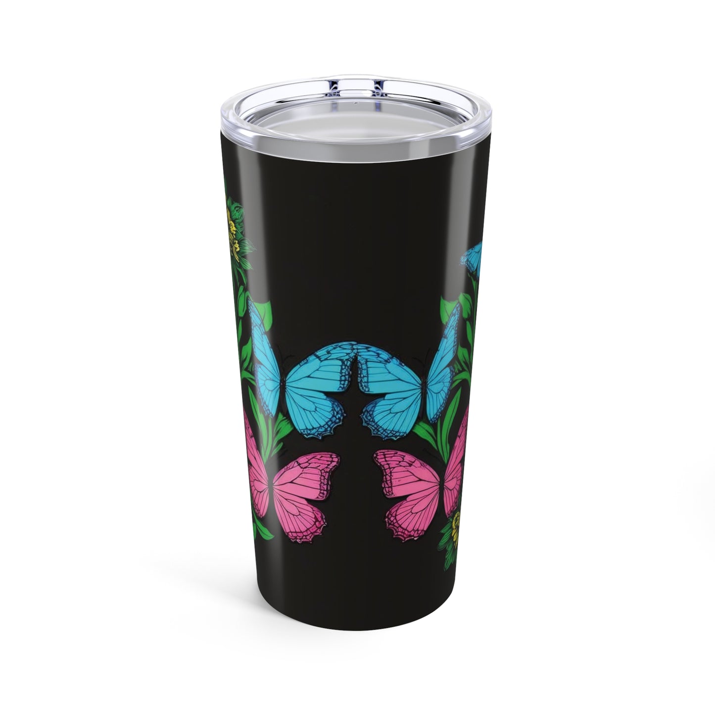 Faith Over Fear Floral Tumbler 20oz - Inspirational Drinkware for Motivation & Positivity