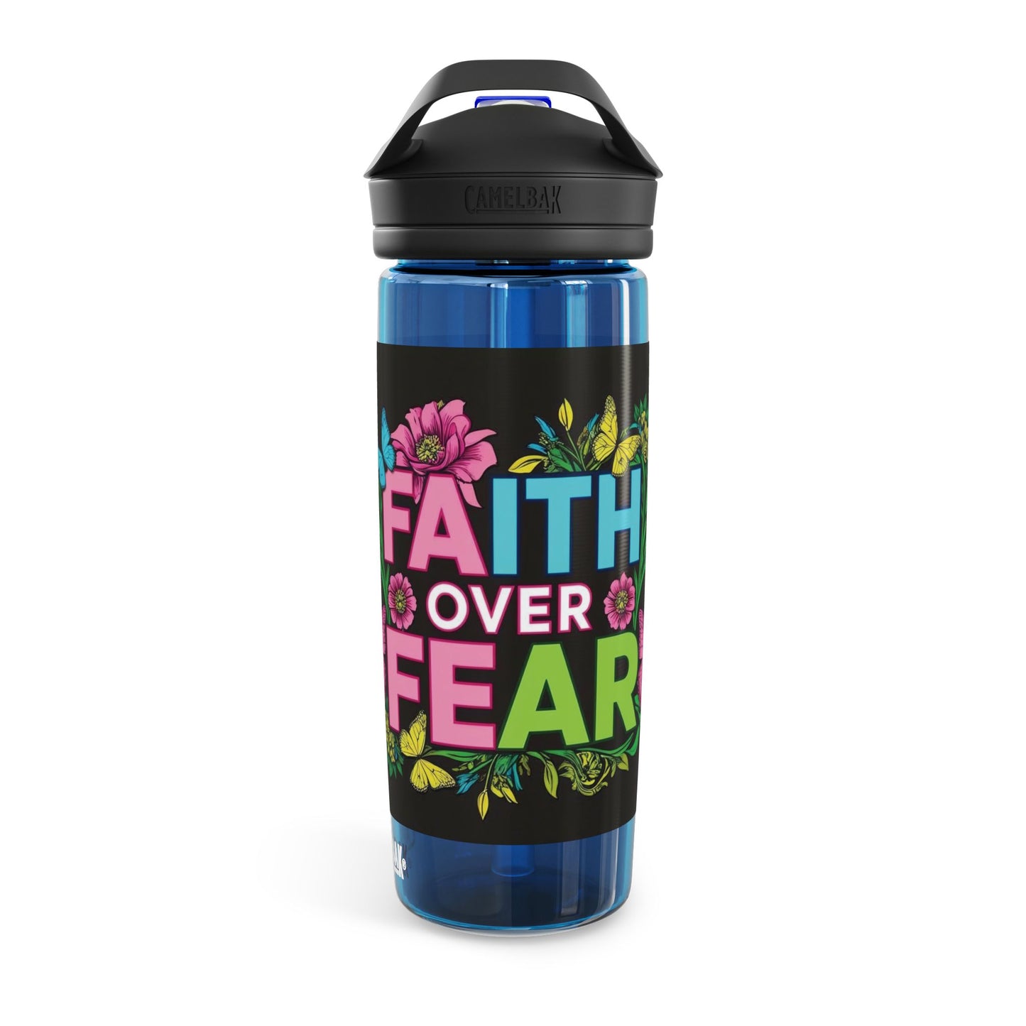 Faith Over Fear Water Bottle - CamelBak Eddy® 20oz/25oz